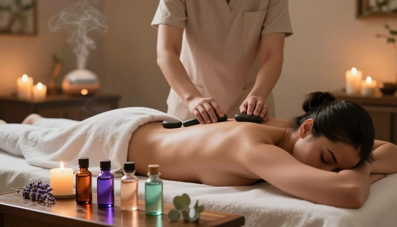 Aromatherapy and Hot Stone Massage